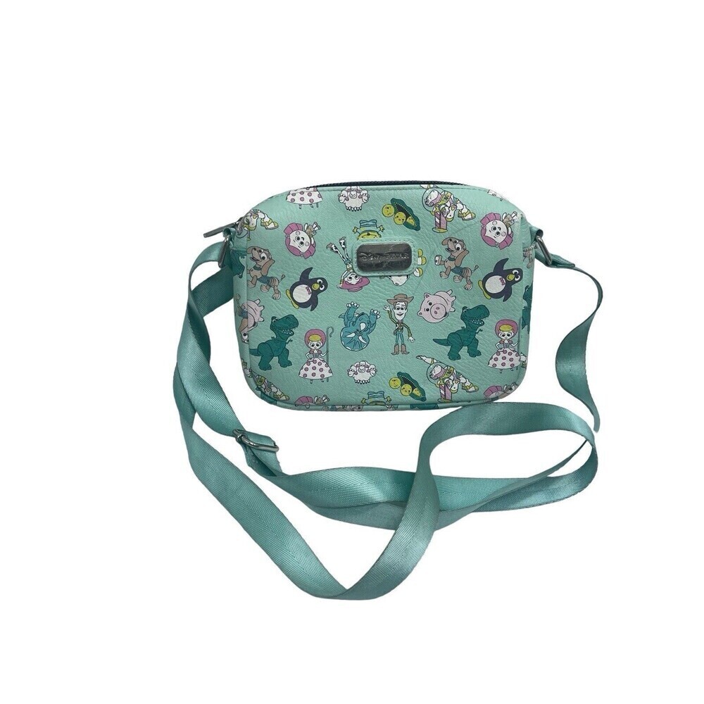 Disney Pixar Toy Story Characters Crossbody Bag Leather RARE
